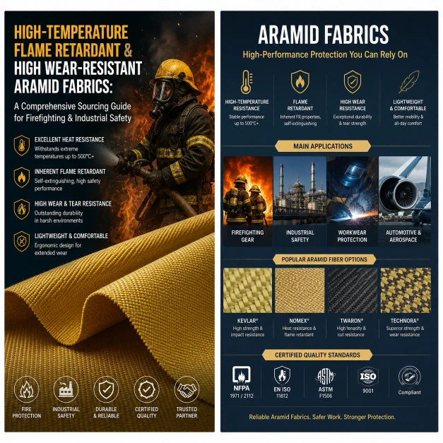 High-Temperature Flame Retardant & High Wear-Resistant Aramid Fabrics: A Comp...